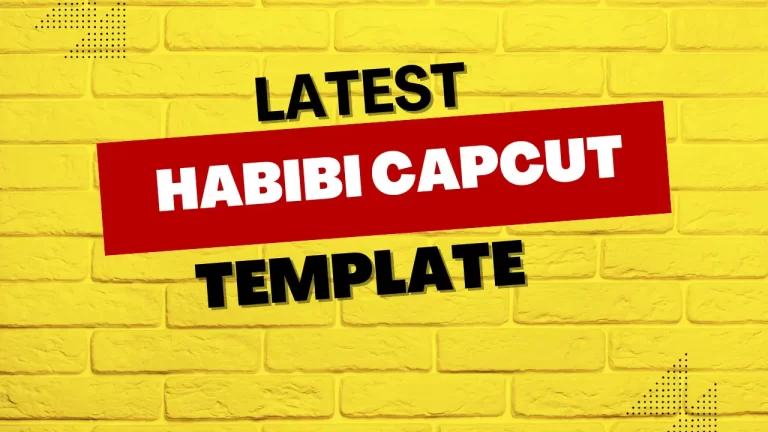 Latest Habibi Capcut Template Links 2024